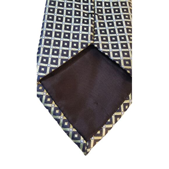 Stafford‎ Executive Men's Geometric Classic 100% Silk Necktie Tie Office Wedding - Picture 10 of 14